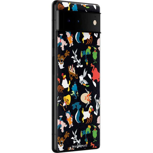 Looney Tunes Identity Pattern Google Pixel 6 Skin